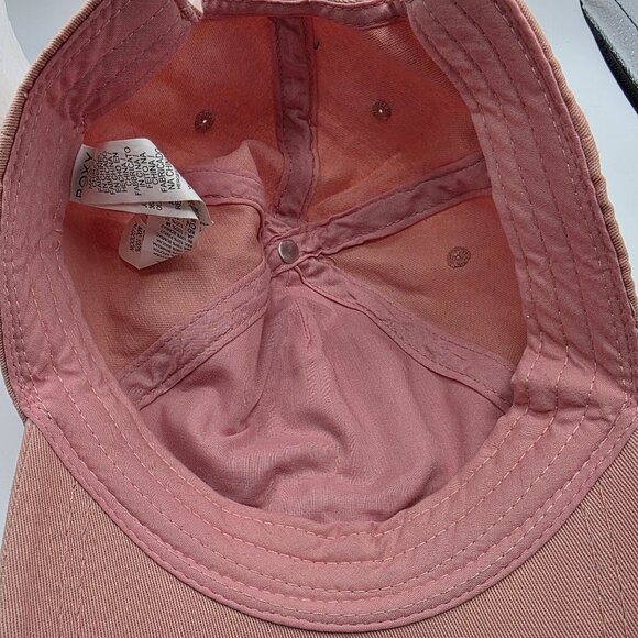 Roxy Next Level Womens Pink Palm Tree Baseball Cap Casual Embroidered Hat - Picture 7 of 9